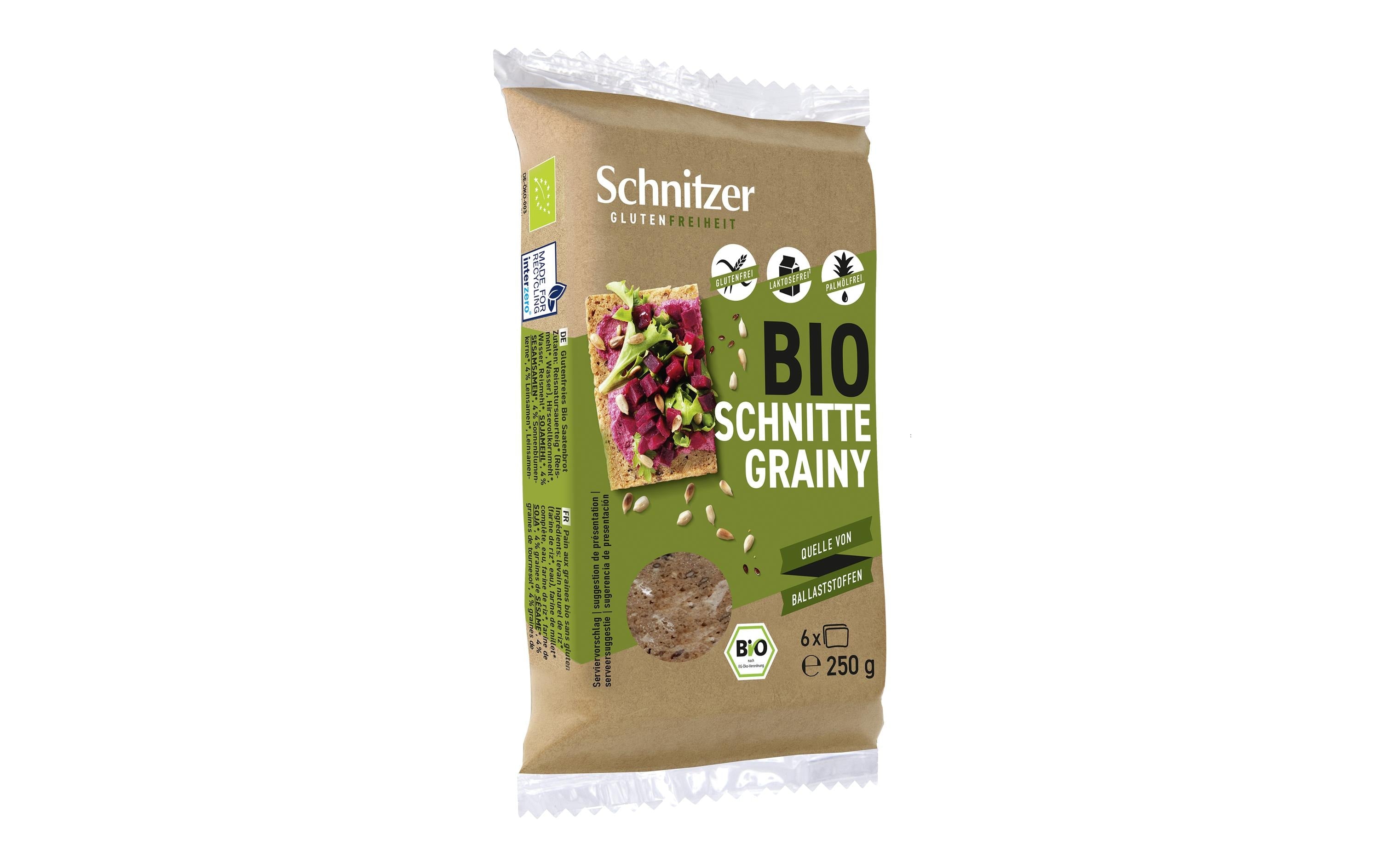 Schnitzer Saatenbrot – Bio, glutenfrei – 250 g