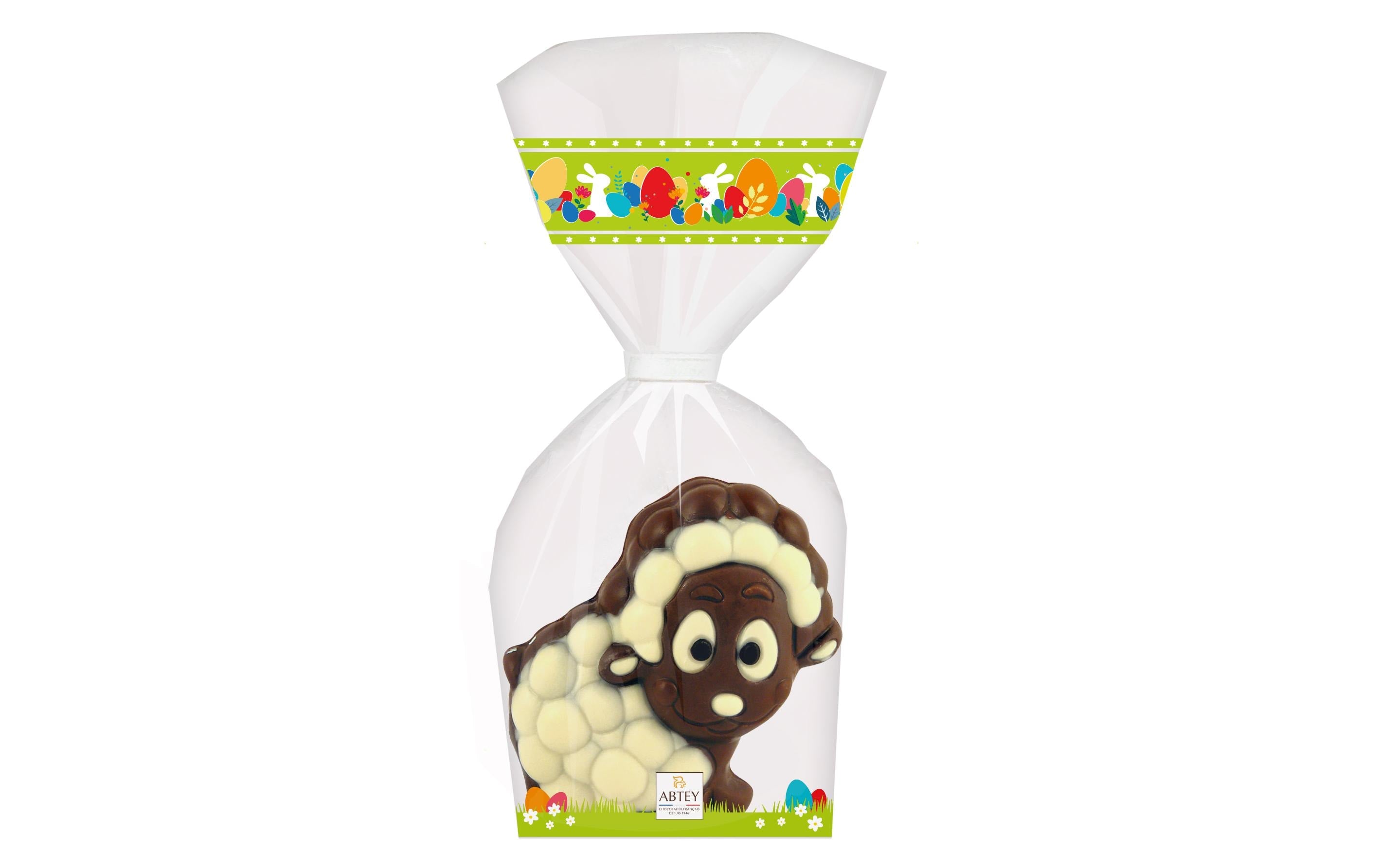 Abtey Hohlfigur Gédéon, das Schaf – Schokolade – Milchschokolade – 120 g