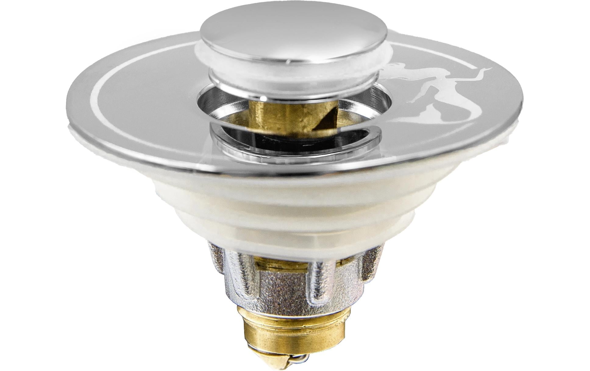 Mediashop Seifenschale Drain Magic Universal – Ø3,8/4,5 cm, Edelstahl, Silber