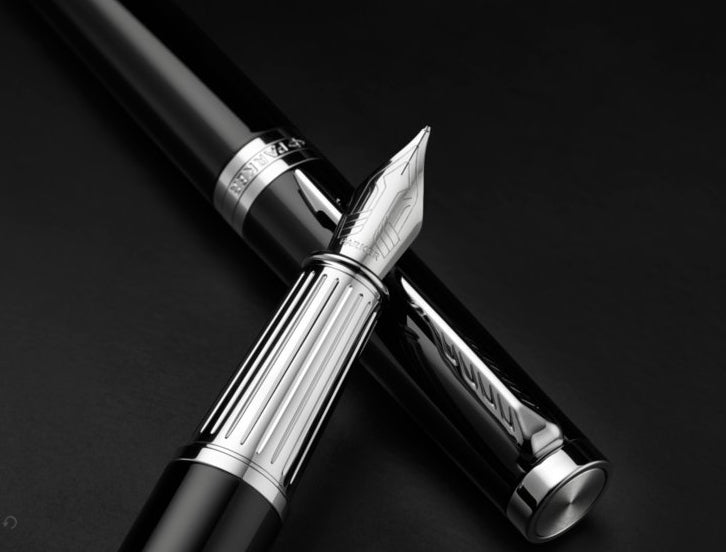 Parker INGENUITY Black C.T. – Federspitze M – schwarz, blau – Patronen