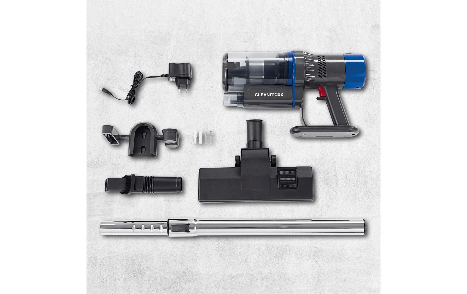 Cleanmaxx Staubsauger – 2000 mAh, 0,8 l, Akkubetrieb, 22 V