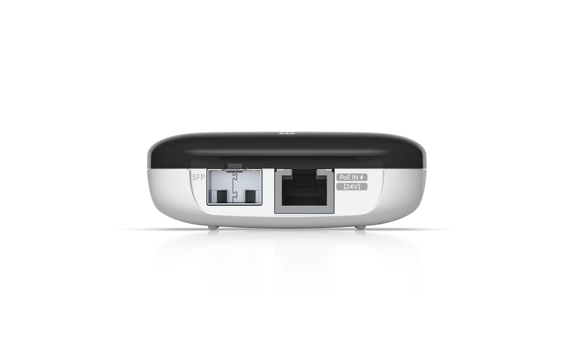 Ubiquiti UACC-AE – Medienkonverter – 1×GbE, 1×SFP, PoE (24 V passiv), Schwarz