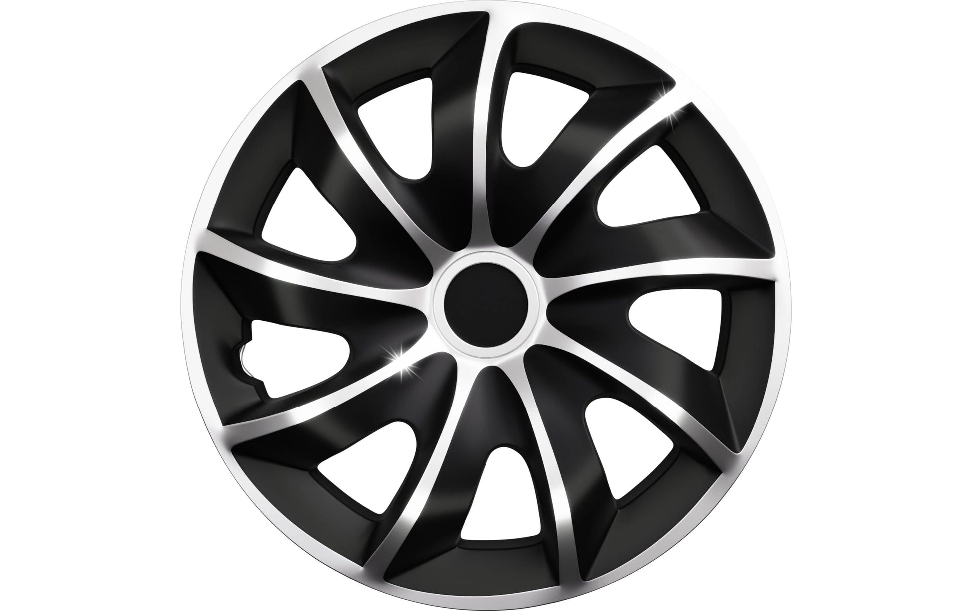 Werkthor Radkappen – 15" – 4 Stk. – Kunststoff, Schwarz/Silber