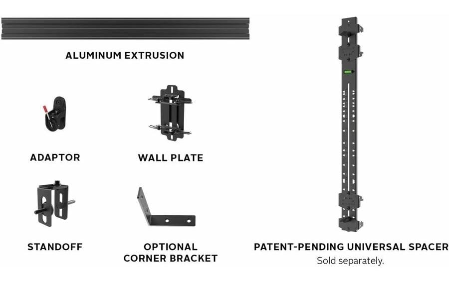 Peerless AV Wandhalterung – Fix – VESA bis 610×610 – für LED-Walls – LEDUNVS-8X8
