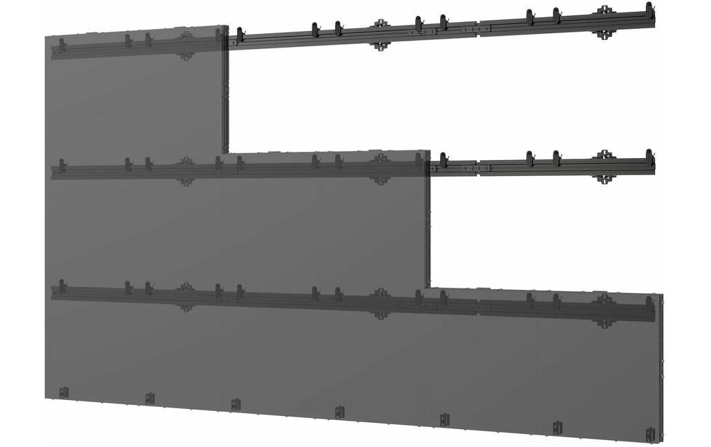 Peerless AV Videowand-Halterung – VESA 610×610 – für LED-Wände, universal – LEDUNVS-6X6