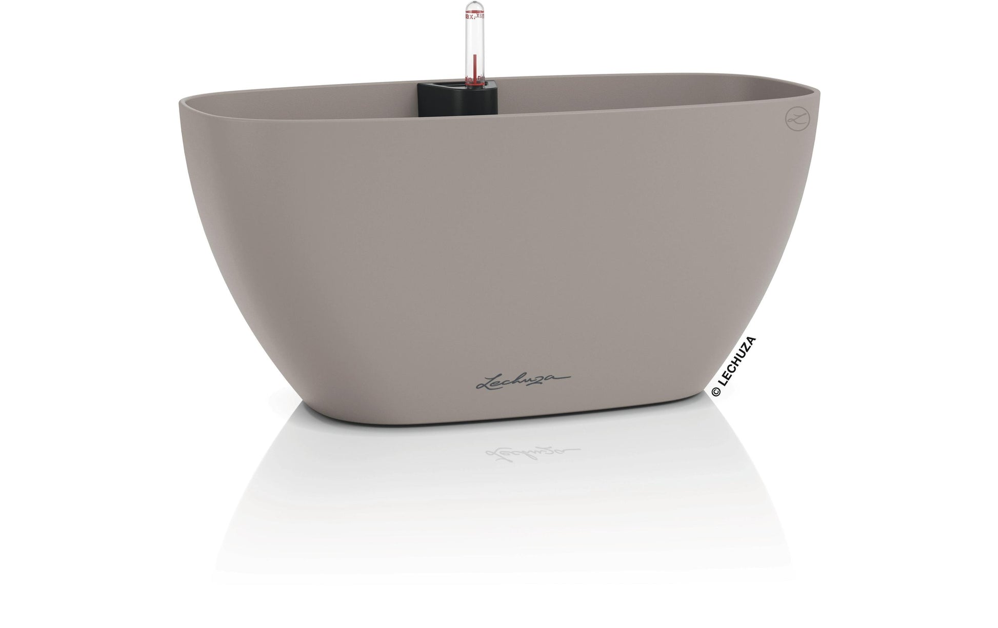 LECHUZA NAVIO Color 20 Pflanzgefäss – für Innen – Automatische Bewässerung – Kunststoff, Sandbraun