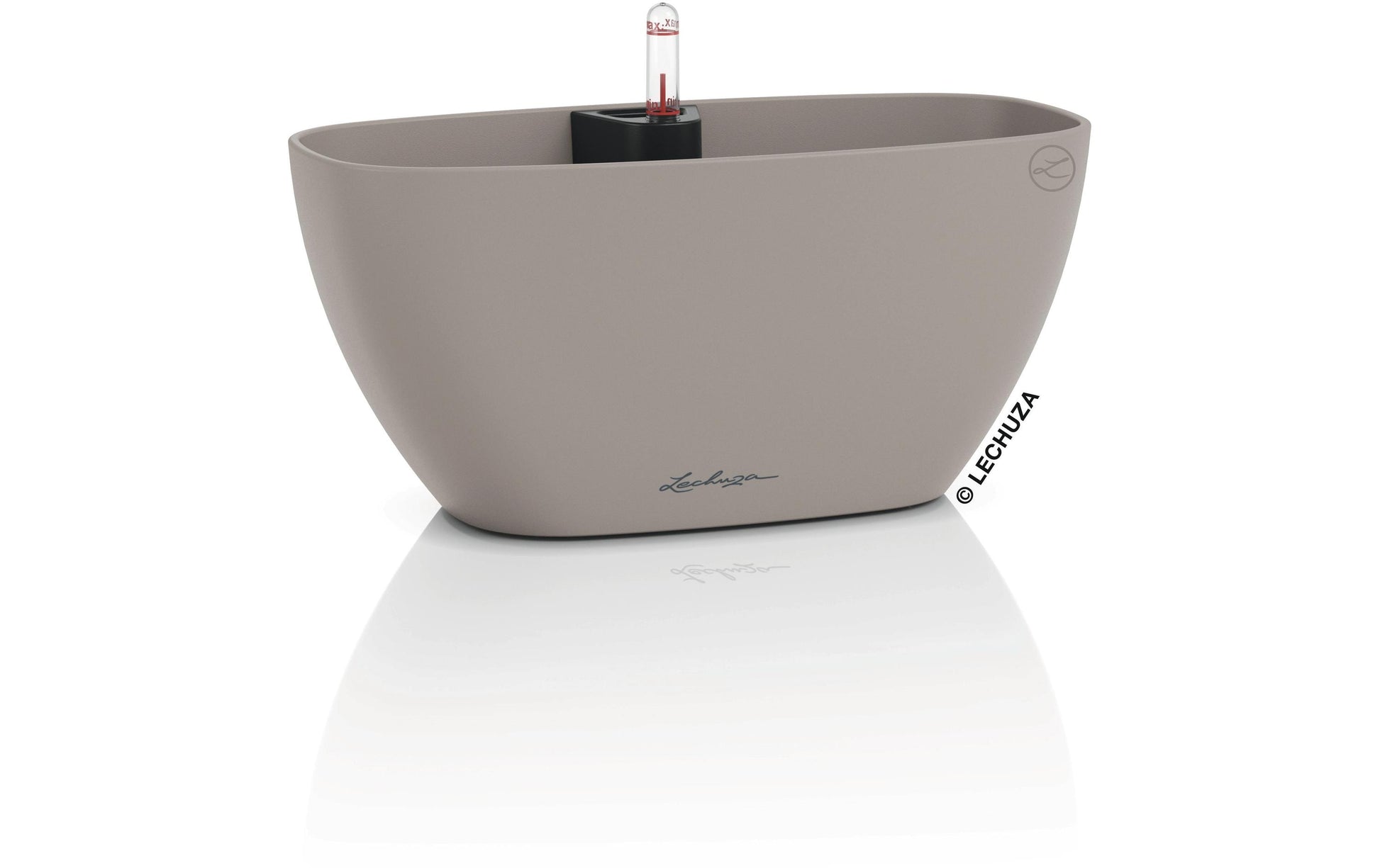 LECHUZA NAVIO Color 10 Pflanzgefäss – Automatische Bewässerung – Kunststoff, Sandbraun