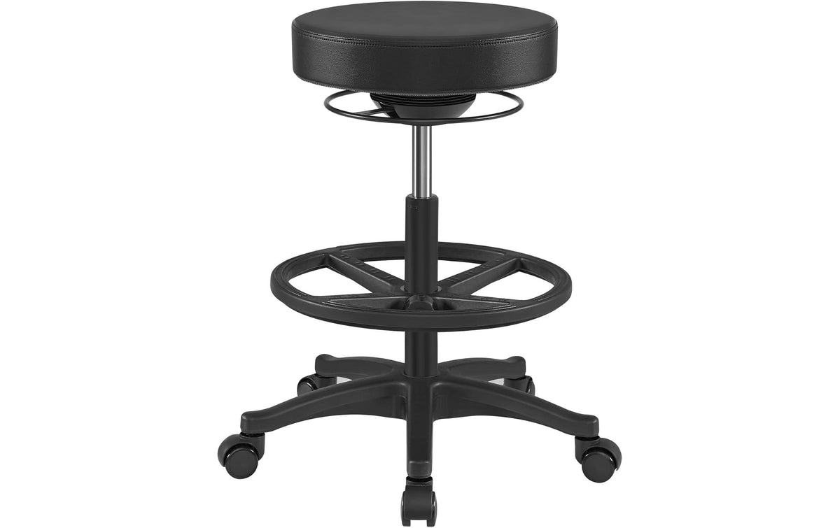 Songmics Stehhocker – Polypropylen/Metall – Schwarz, 59,5–81 cm, bis 110 kg