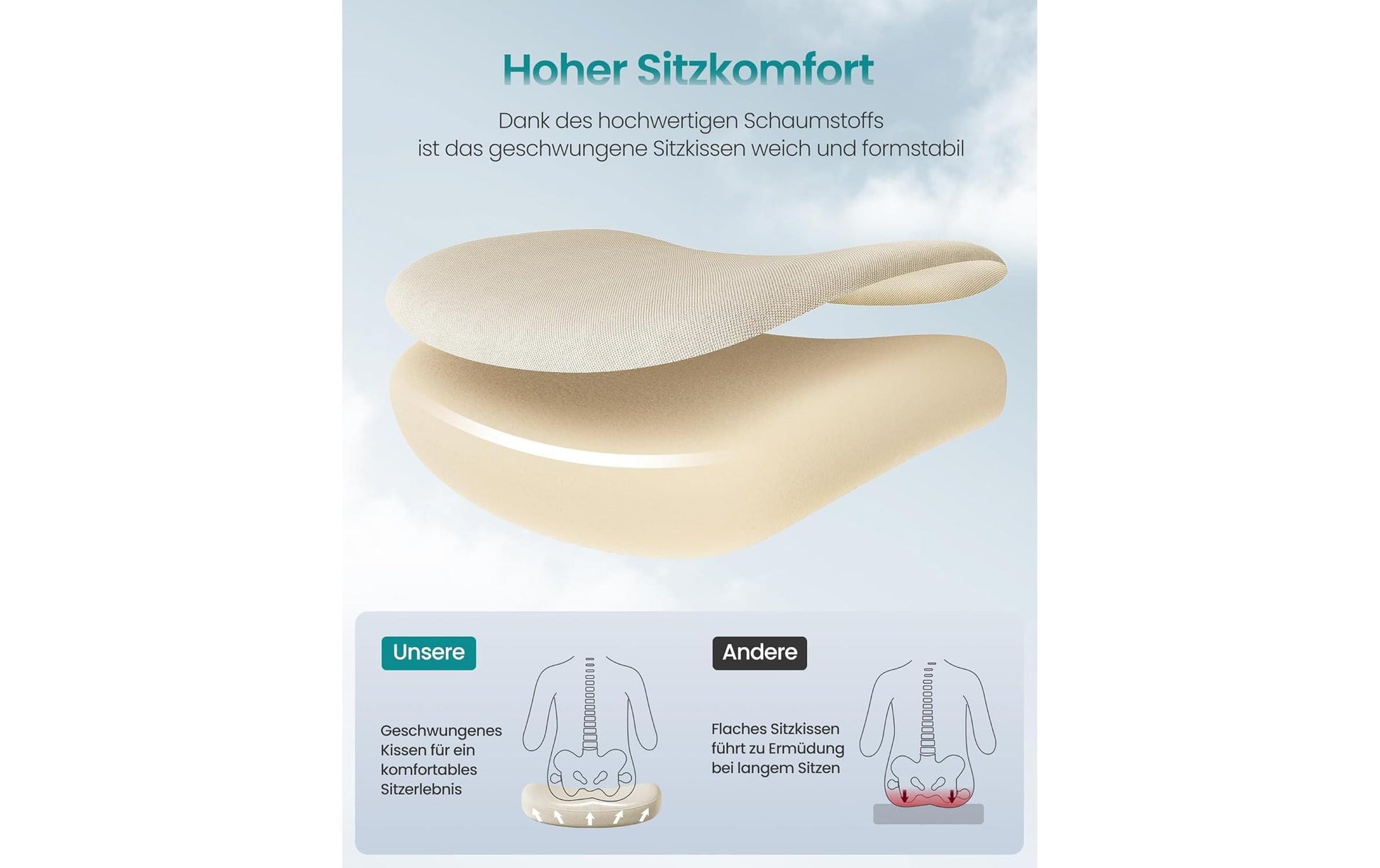 Songmics Bürostuhl – Netzrücken – Weiss, mit Armlehnen, bis 150 kg