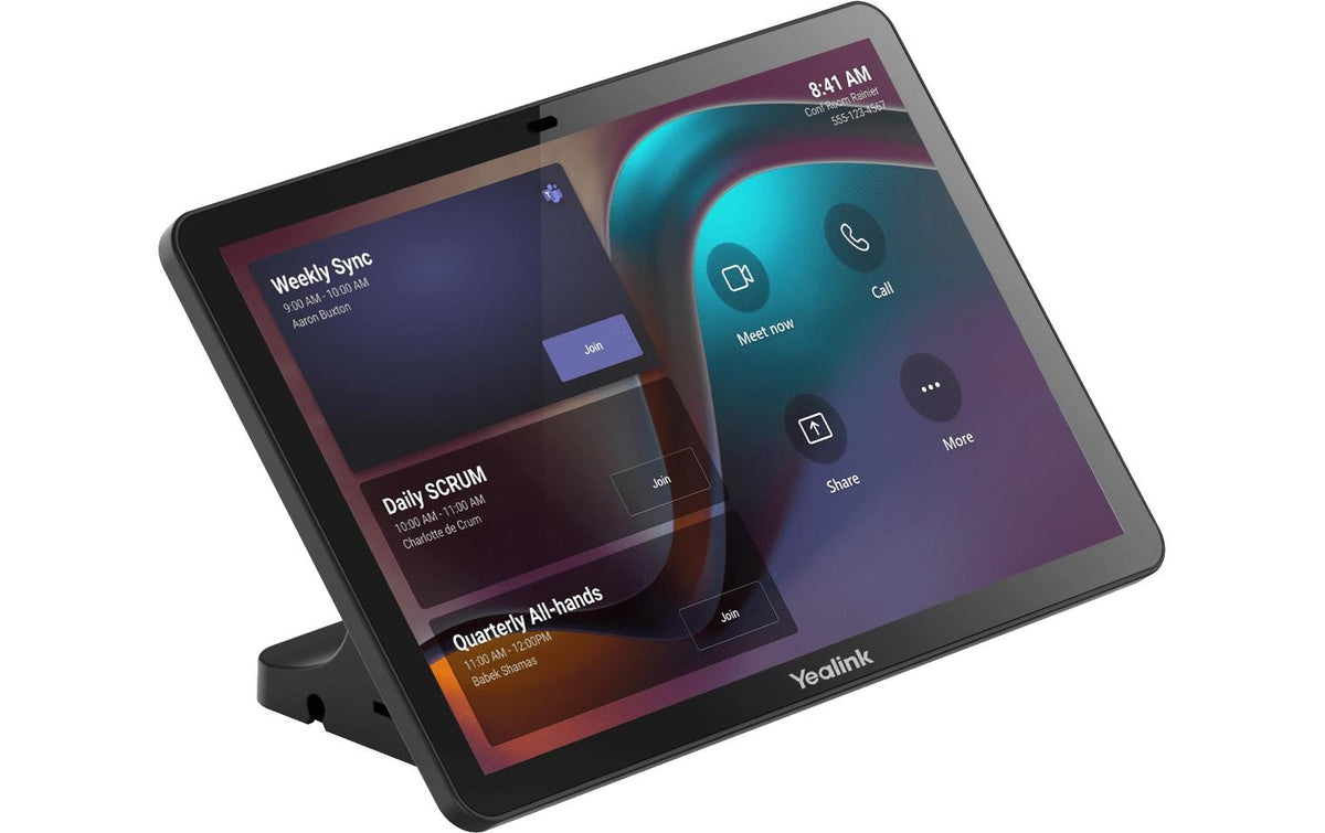 Yealink MeetingBar A25 Videobar mit CTP25 – 4K Ultra HD, 30 fps – Schwarz