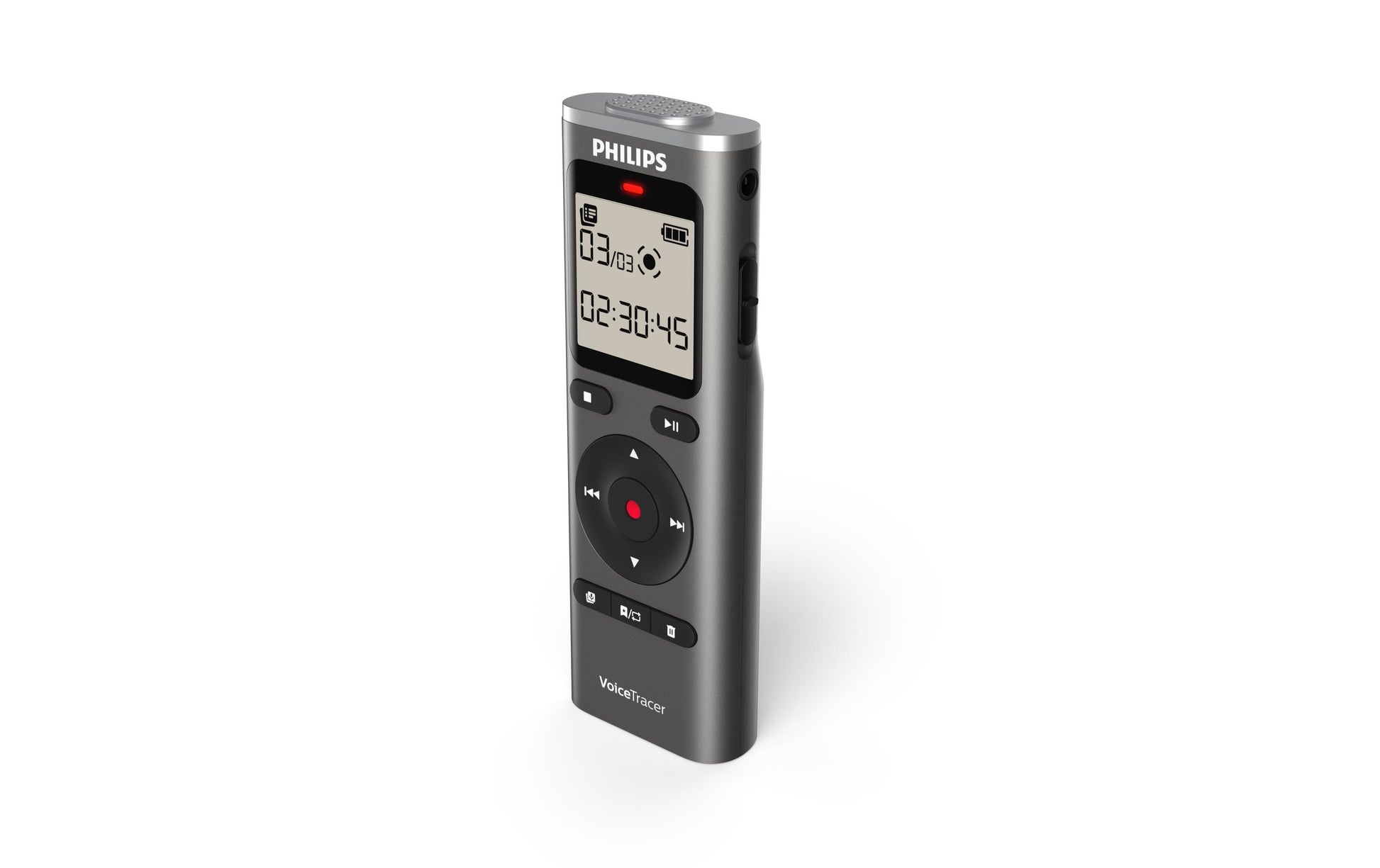 Philips VoiceTracer DVT1170 – Digitales Diktiergerät, bis 36 h, 8 GB, USB 2.0, Micro-SD