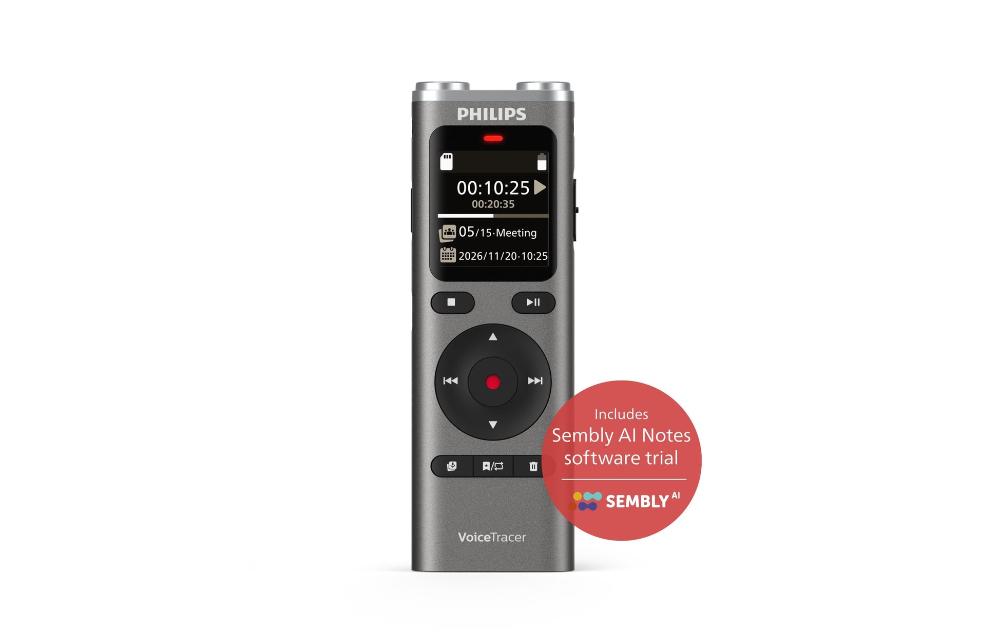 Philips DVT2075 – Digitales Diktiergerät