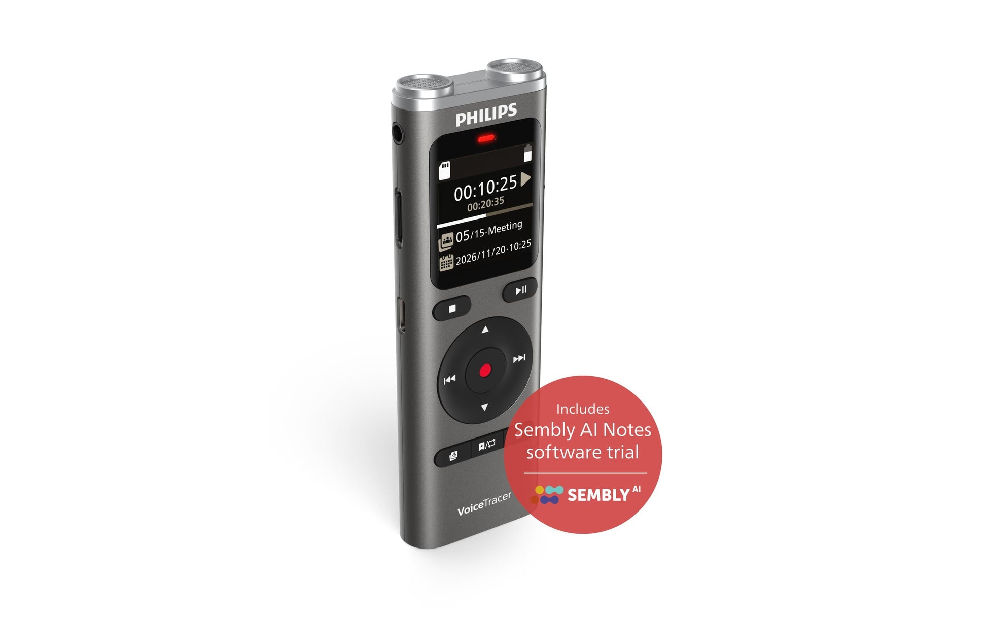 Philips DVT2075 – Digitales Diktiergerät