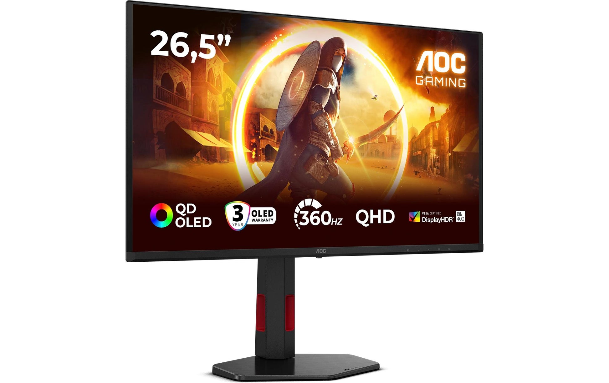 AOC G4 Q27G4SDR – 26,5", 2560 × 1440 (WQHD), OLED, 360 Hz, DisplayHDR 400