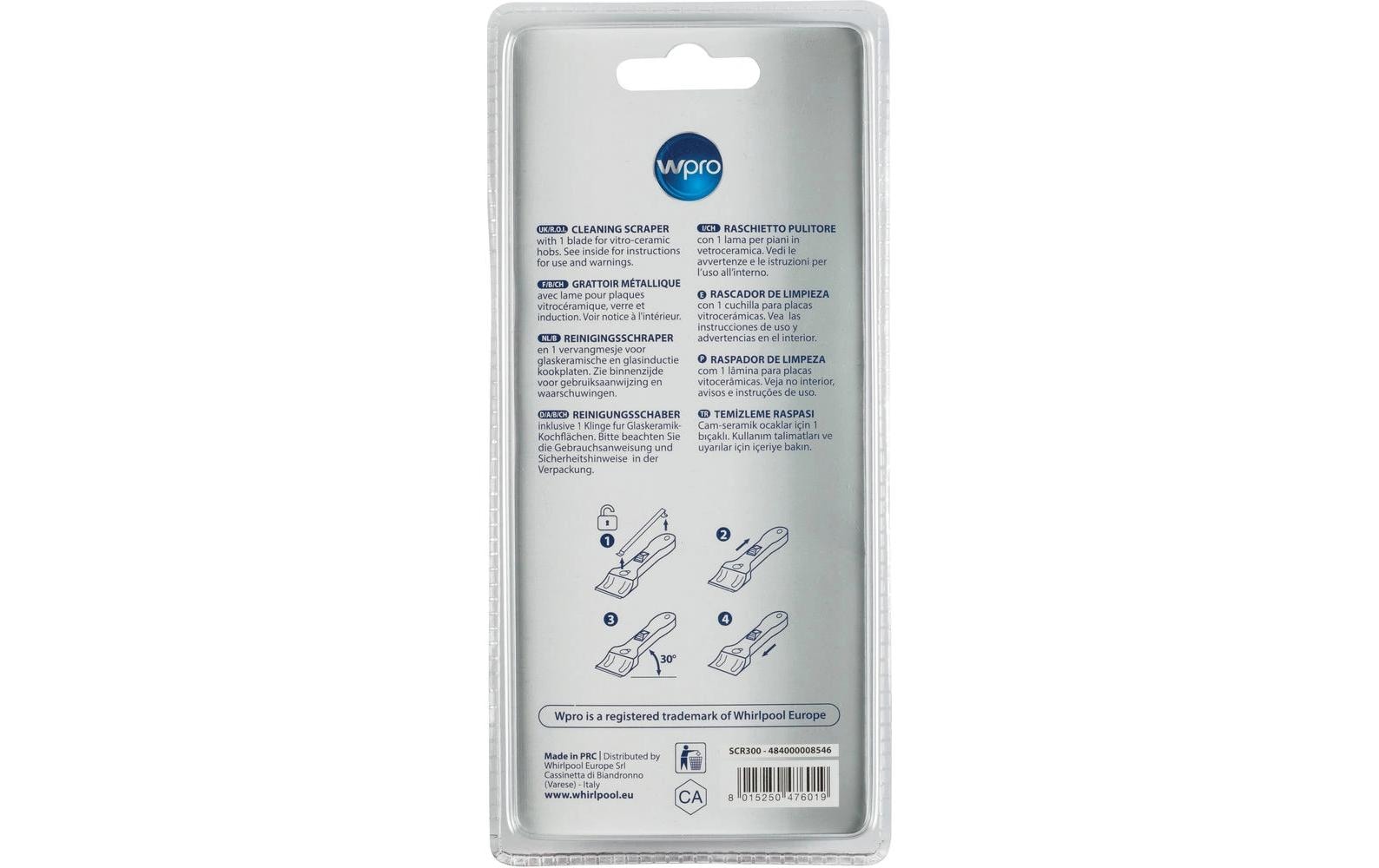 Wpro Schaber SCR300 – für Glaskeramik