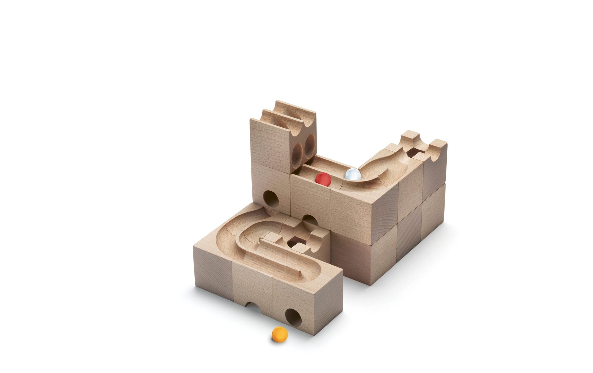 Cuboro DUO Murmelbahn – 21-teilig – ab 8 Jahren – Buche