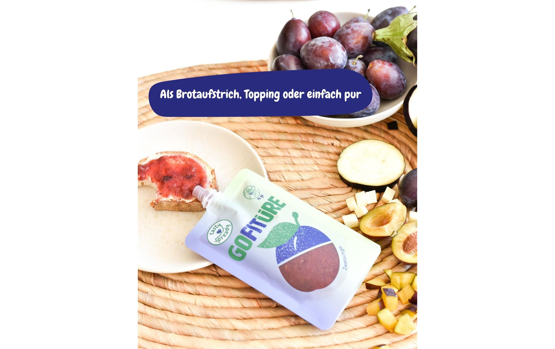 Gofitüre Vegane Zwetschgenkonfitüre – 120 g