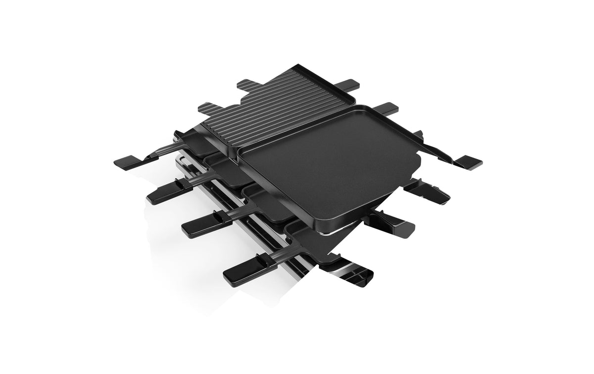 Princess Raclette-Grill Piano 162925 – 8 Personen, 1200 W, teflonbeschichtet – schwarz