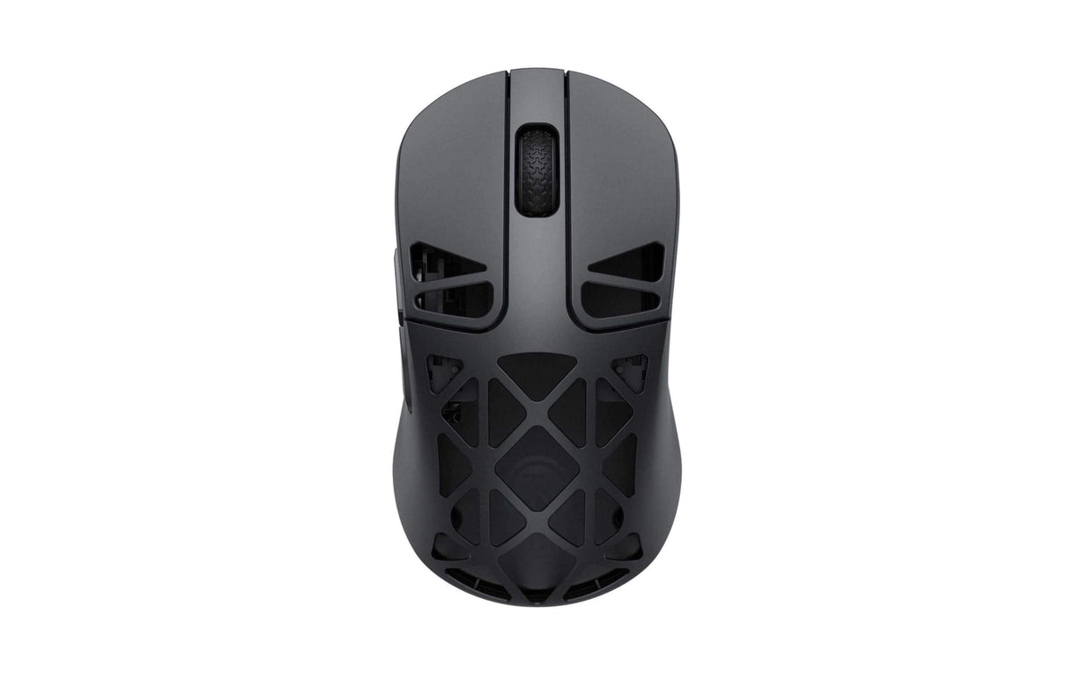 Keychron M3 Mini Metal Edition – Gaming-Maus – Kabellos (Bluetooth/2,4 GHz), 26000 DPI, Rechts, Grau, Schwarz