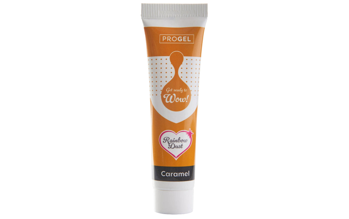 Rainbow dust ProGel Lebensmittelfarbe Caramel – 25 g