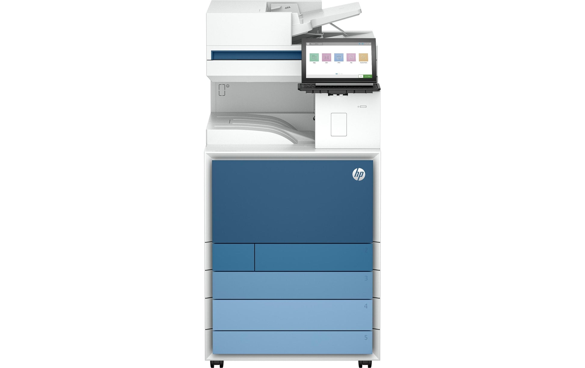 HP Color LJ Enterprise Flow MFP 8801z – Farblaser-Multifunktionsdrucker, A4, 4-in-1, Duplex, ADF, WLAN/LAN