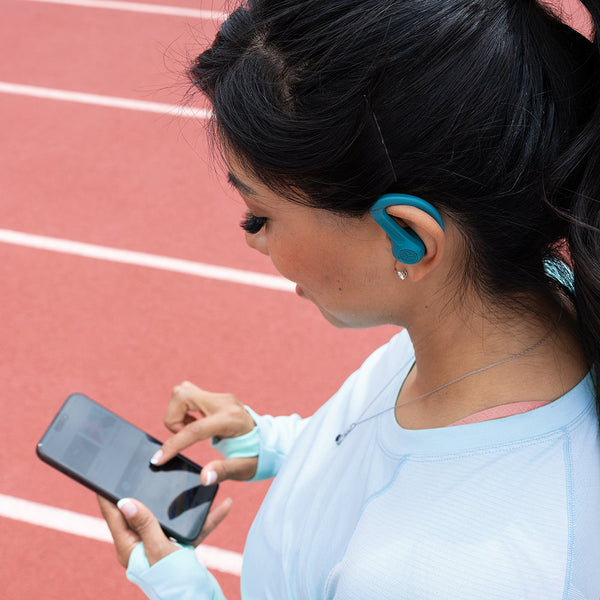 JLab JBuds Sport ANC 4 TWS In-Ear – mit Ladecase, Türkis, BT 5.2