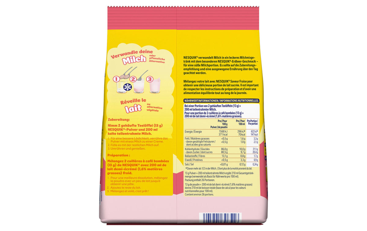 Nesquik Getränkepulver Erdbeer – 350 g