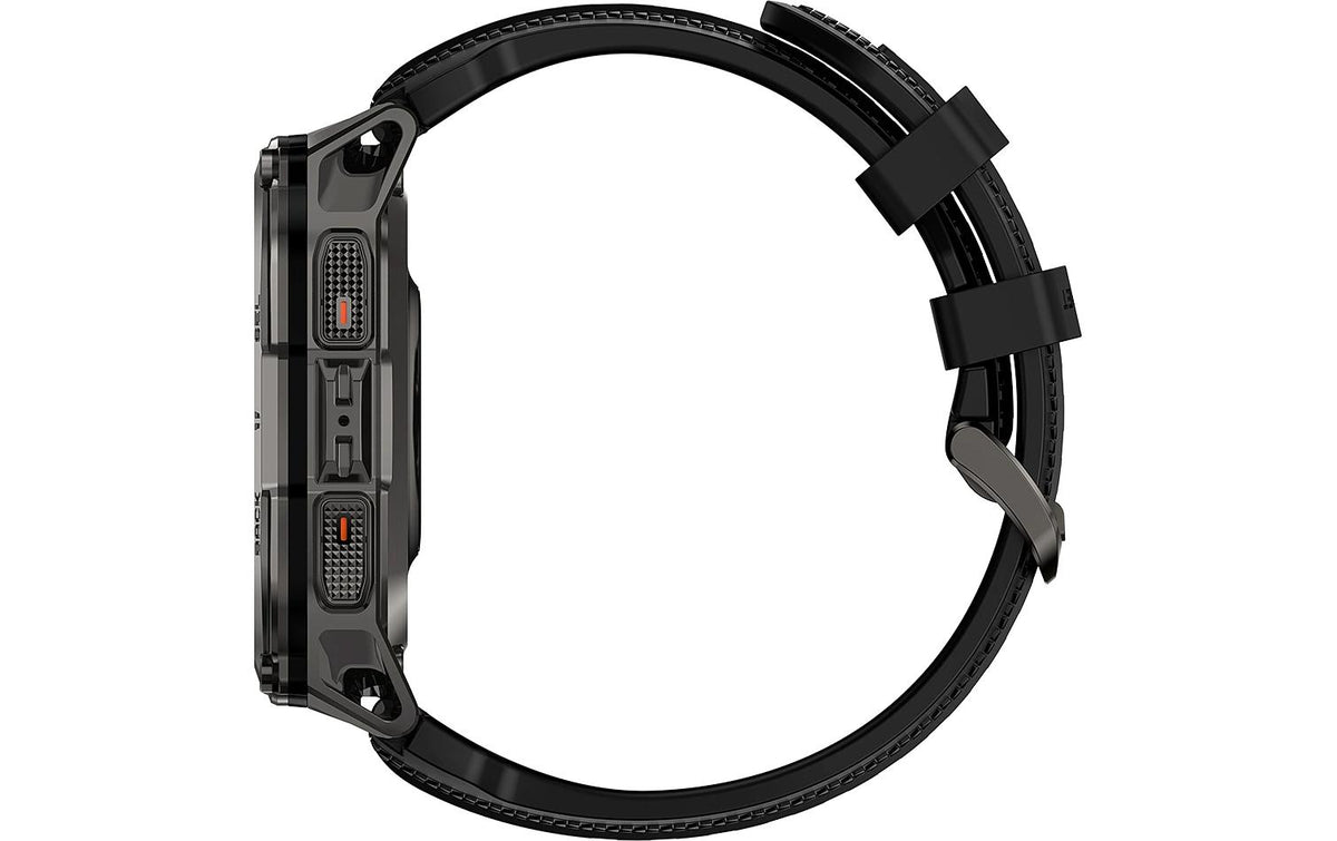 Kospet Tank M4 43 mm GPS Uhr – Schwarz, 100 m, für Android, iOS