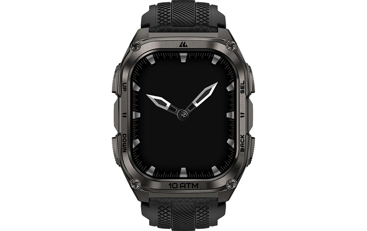 Kospet Tank M4 43 mm GPS Uhr – Schwarz, 100 m, für Android, iOS