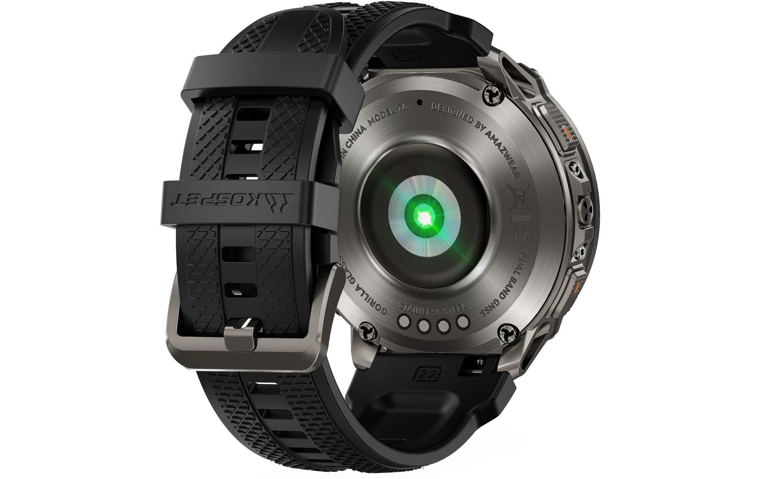 Kospet Tank T4 49 mm GPS – Schwarz, 100 m, für Android, iOS