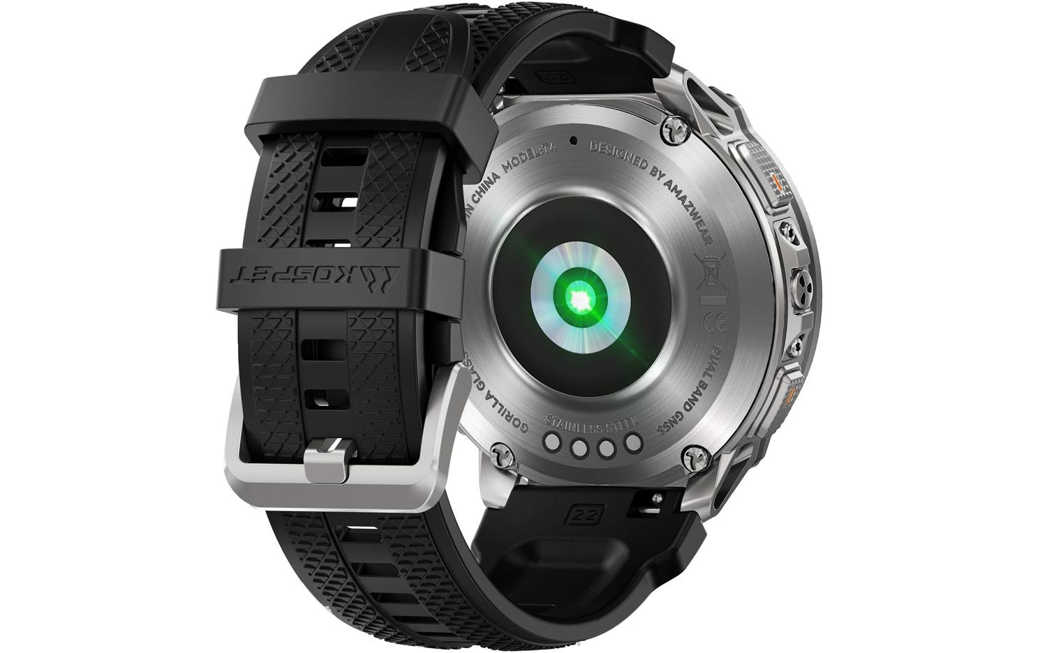 Kospet Tank T4 49 mm GPS – Schwarz, 100 m, für Android, iOS