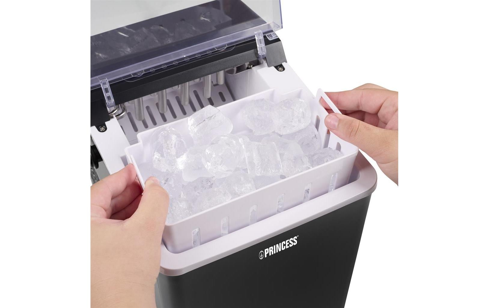 Princess Eiswürfelmaschine 283098 – 12 kg/24 h, 1,75 l – schwarz