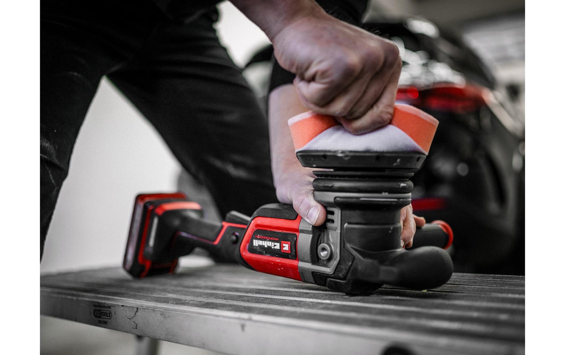 Einhell automotive Einhell CP-EP 18/125 Li BL Polierpad 125 mm – für PXC Produktfamilie PROFESSIONAL