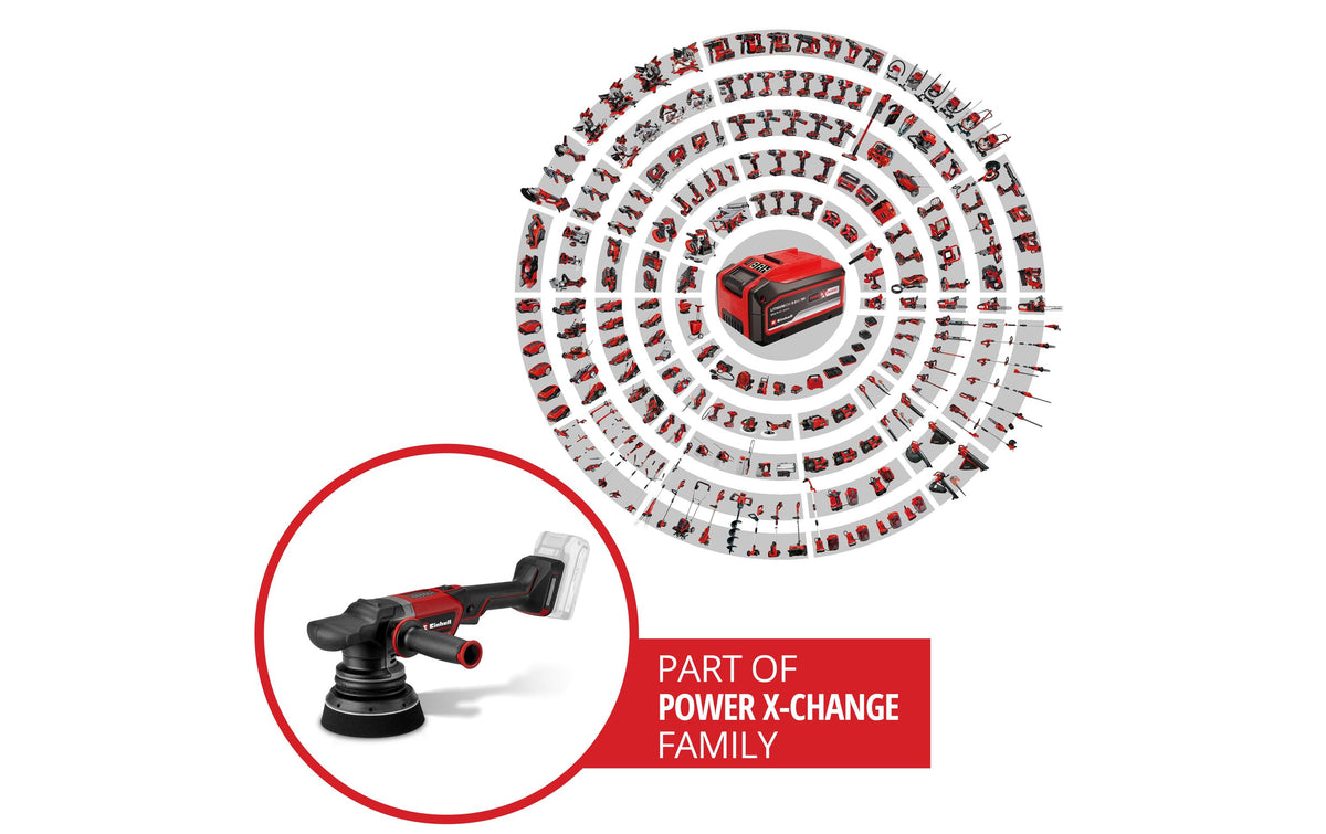 Einhell professional Einhell CP-EP 18/125 Li BL Akku-Exzenterschleifer, bürstenlos – 18 V – Ø 125 mm – Solo – Power X-Change