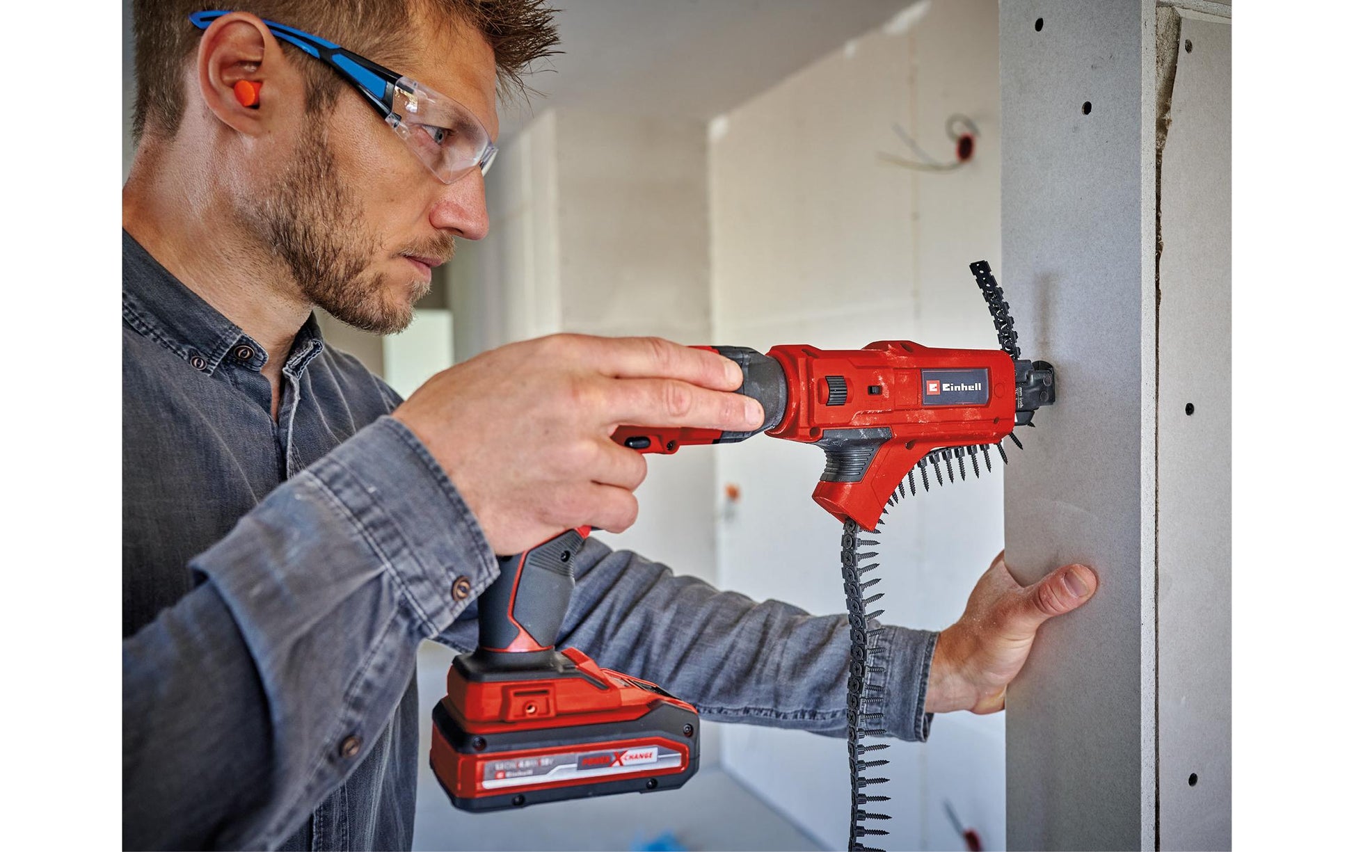 Einhell Schraubengurt 3,5 × 45 mm – grob – für Trockenbau – für PXC (PROFESSIONAL)