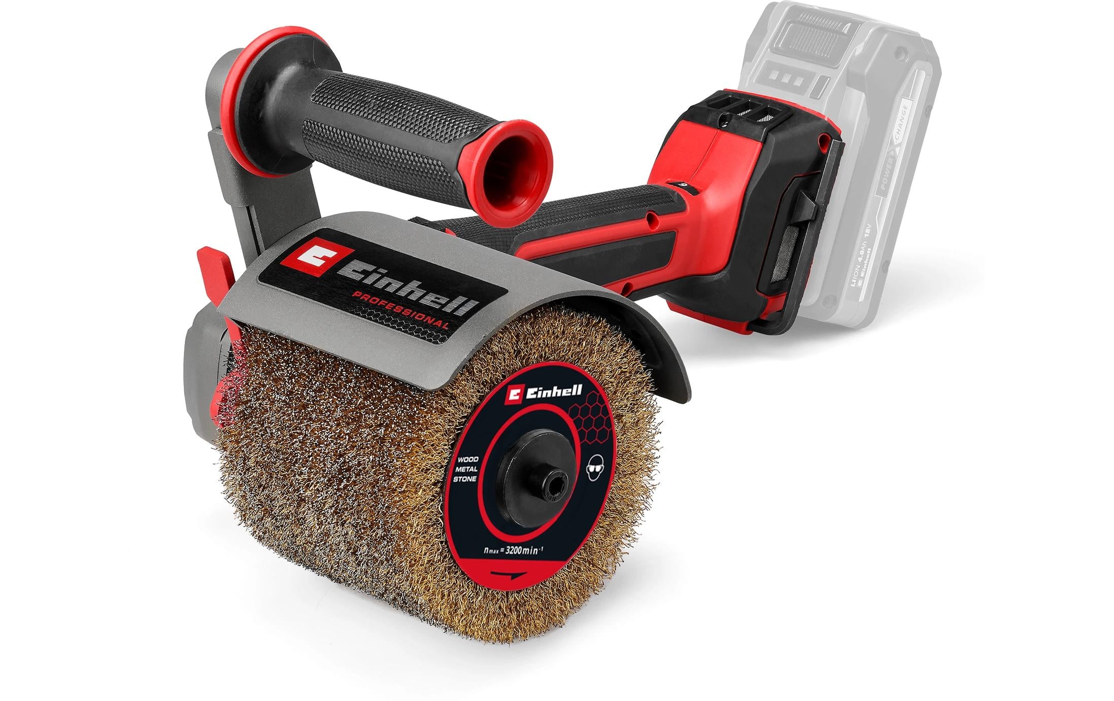 Einhell professional Einhell TP-BR 18/32 Li Sanierungsschleifer, bürstenlos – 18 V – Solo – Power X-Change