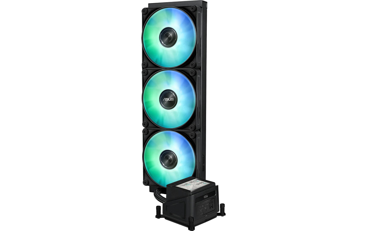 ASUS MAX GAMING LC 360 ARGB LCD – CPU-Kühler – 360 mm, 3×120 mm Lüfter, LCD, für LGA 1851, AM4, AM5 und andere