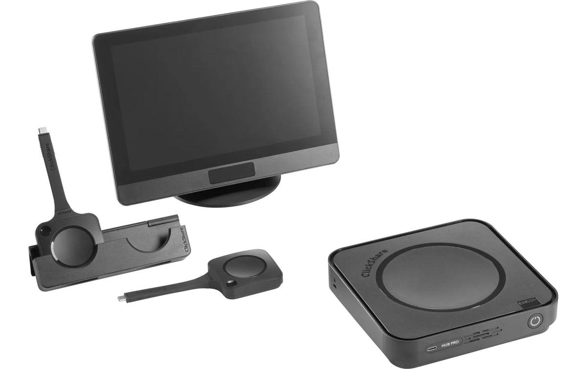 Barco ClickShare Hub Pro – Drahtloses Präsentationssystem – 5120 × 2160, 2× Button, HDMI, USB-C, USB
