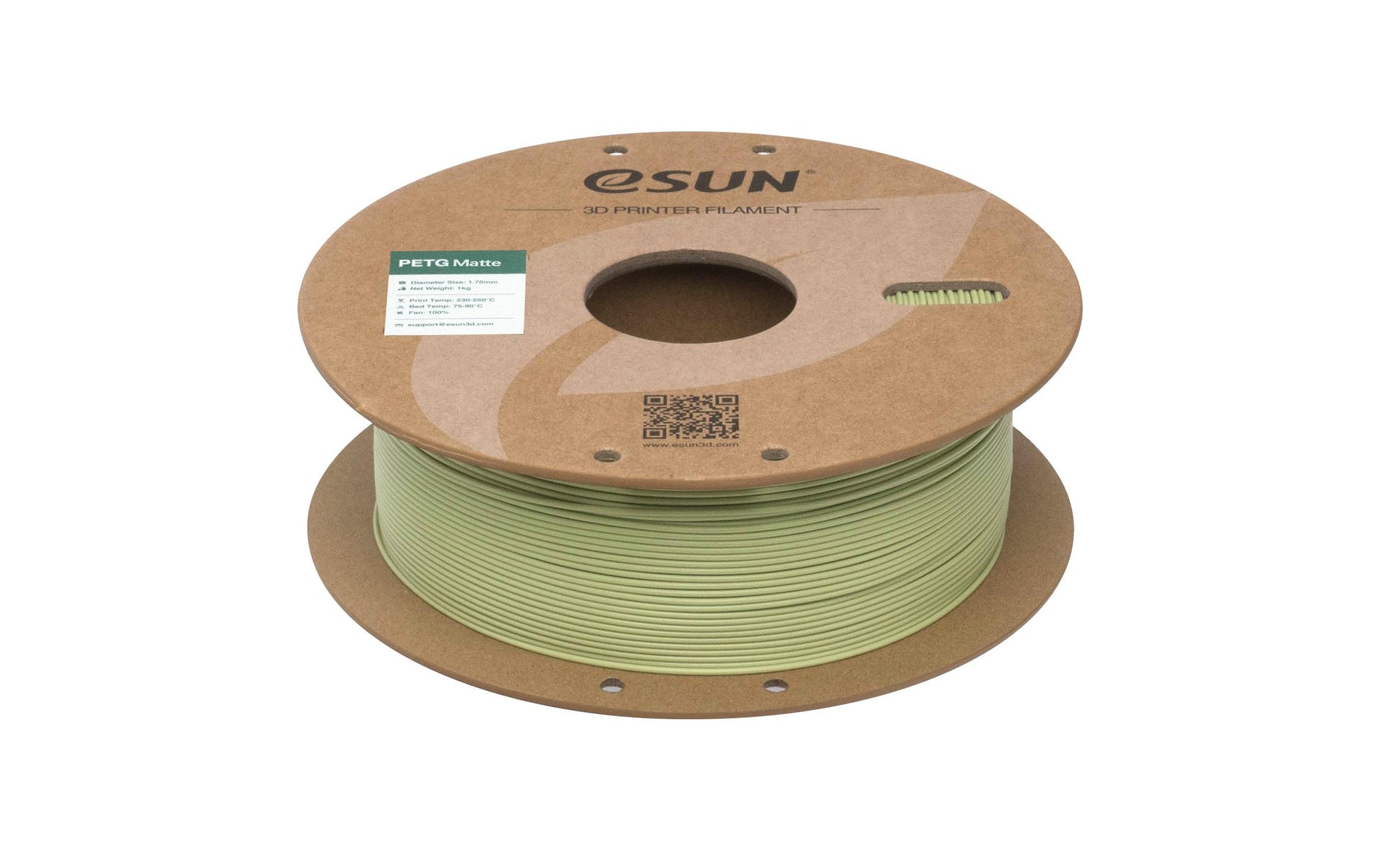 Esun 3D-Drucker-Filament Hyper PETG 1,75 mm Grün, 1 kg