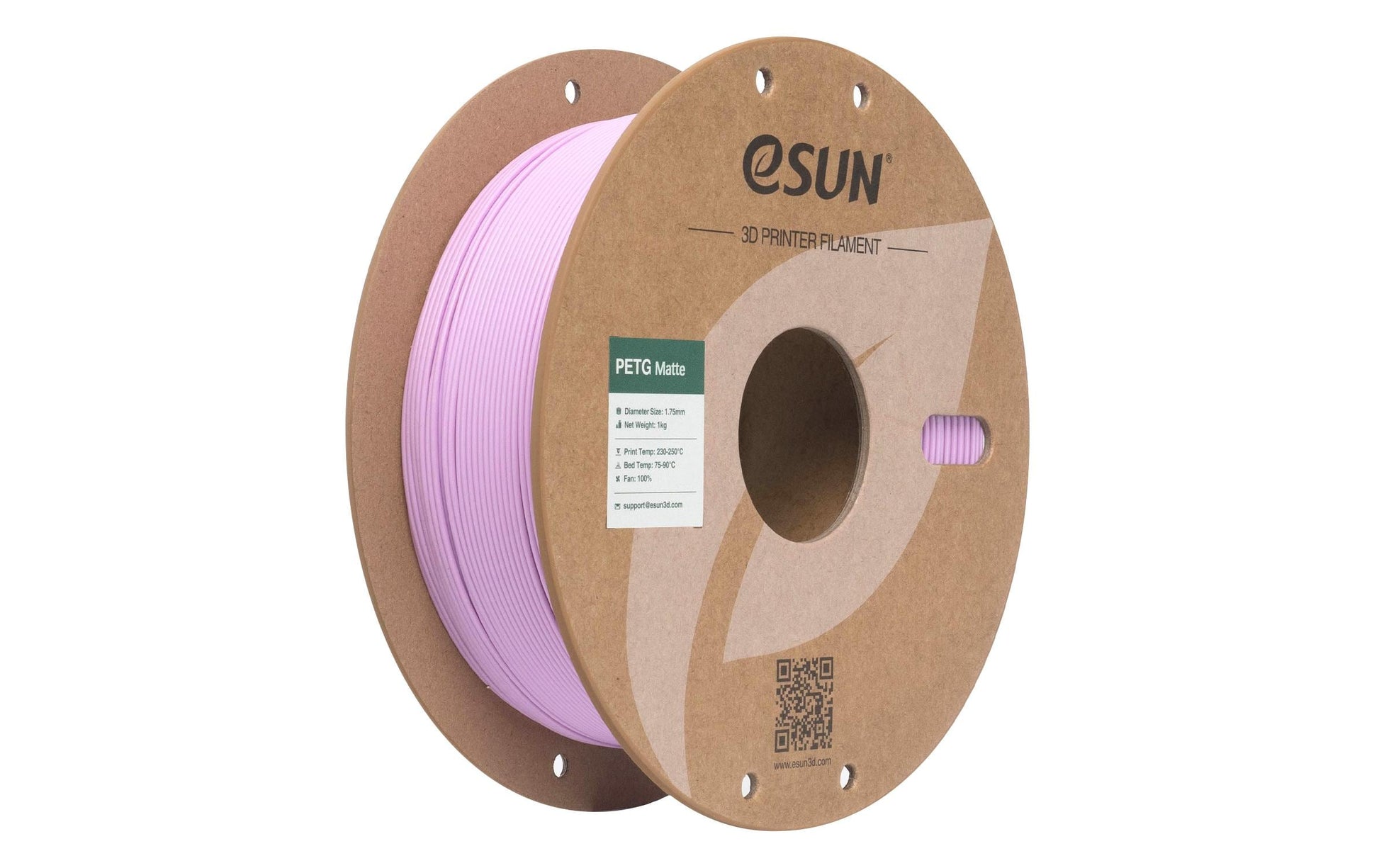 Esun 3D-Drucker-Filament Hyper PETG 1,75 mm Lila, matt, 1 kg