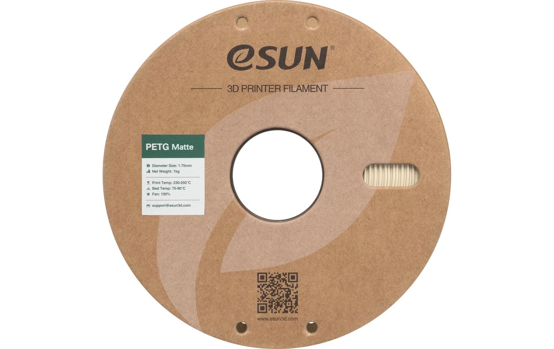 Esun 3D-Drucker-Filament Hyper PETG 1,75 mm Khaki, matt, 1 kg