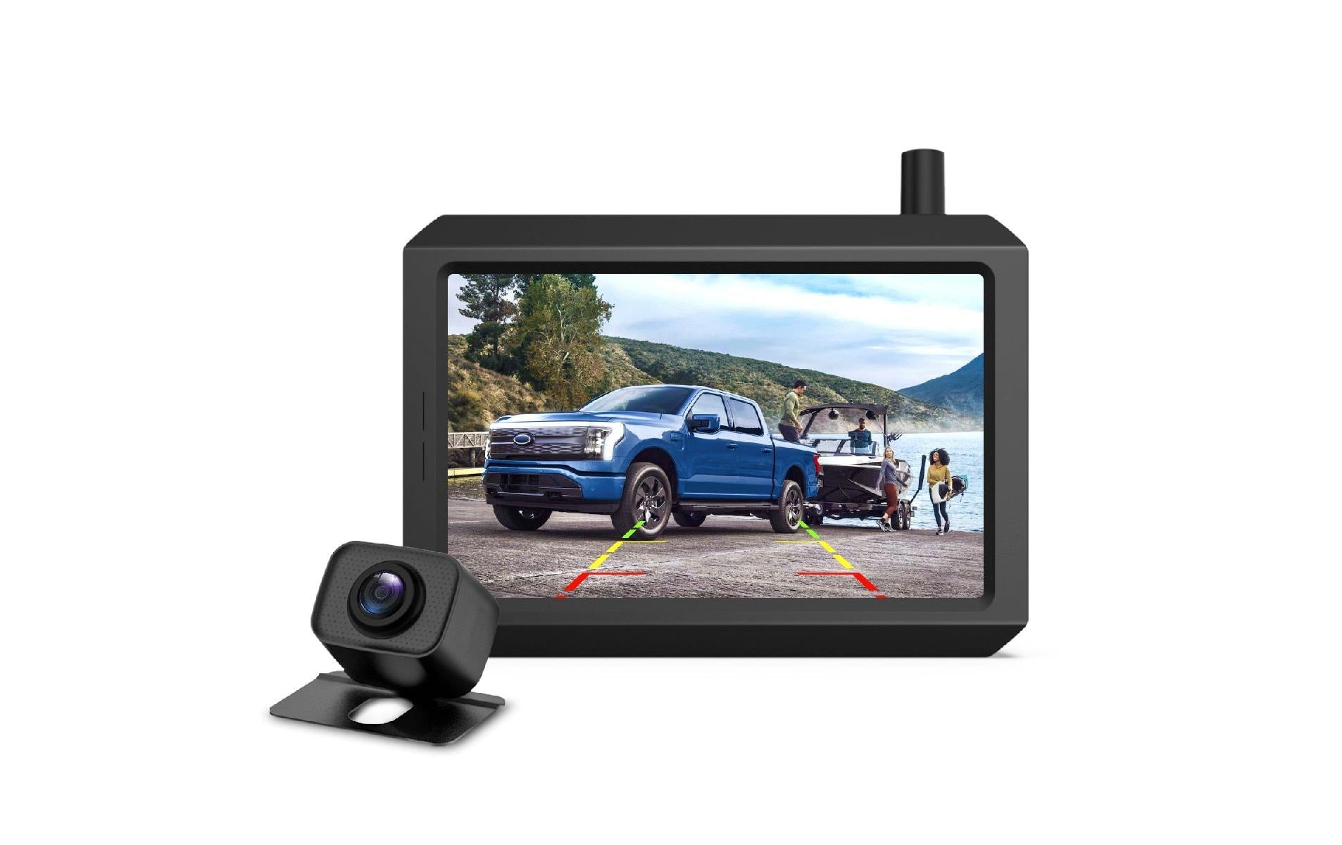 Autovox HD-Rückfahrkamerasystem 5 – HD, Digital Wireless, 12/24 V, Schwarz