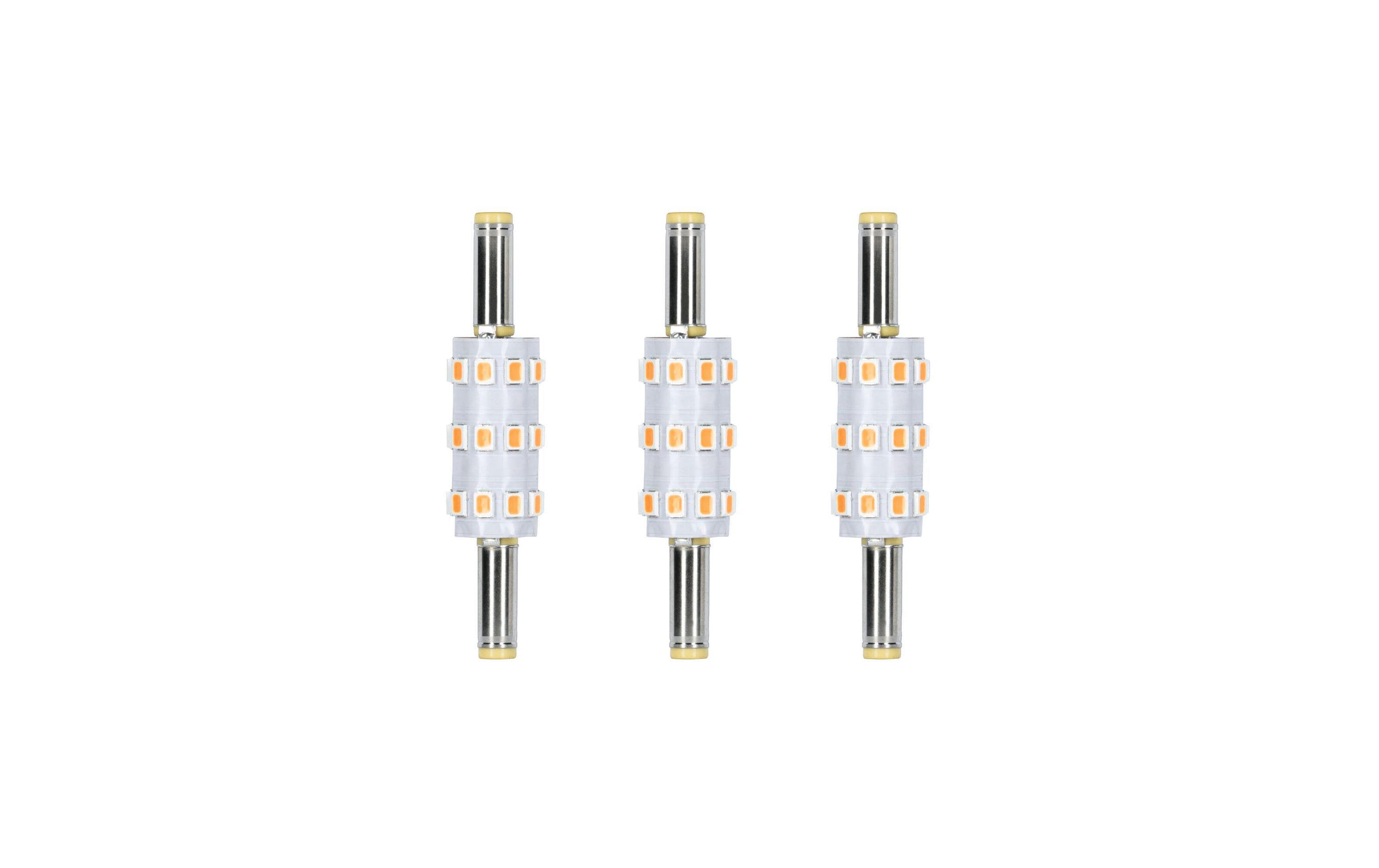 Paulmann LED Stecksockel (Ersatzleuchtmittel) – Warmweiss 2200 K, 50 lm, 0,6 W – IP20 – 1 Stk. – Silber/Metall