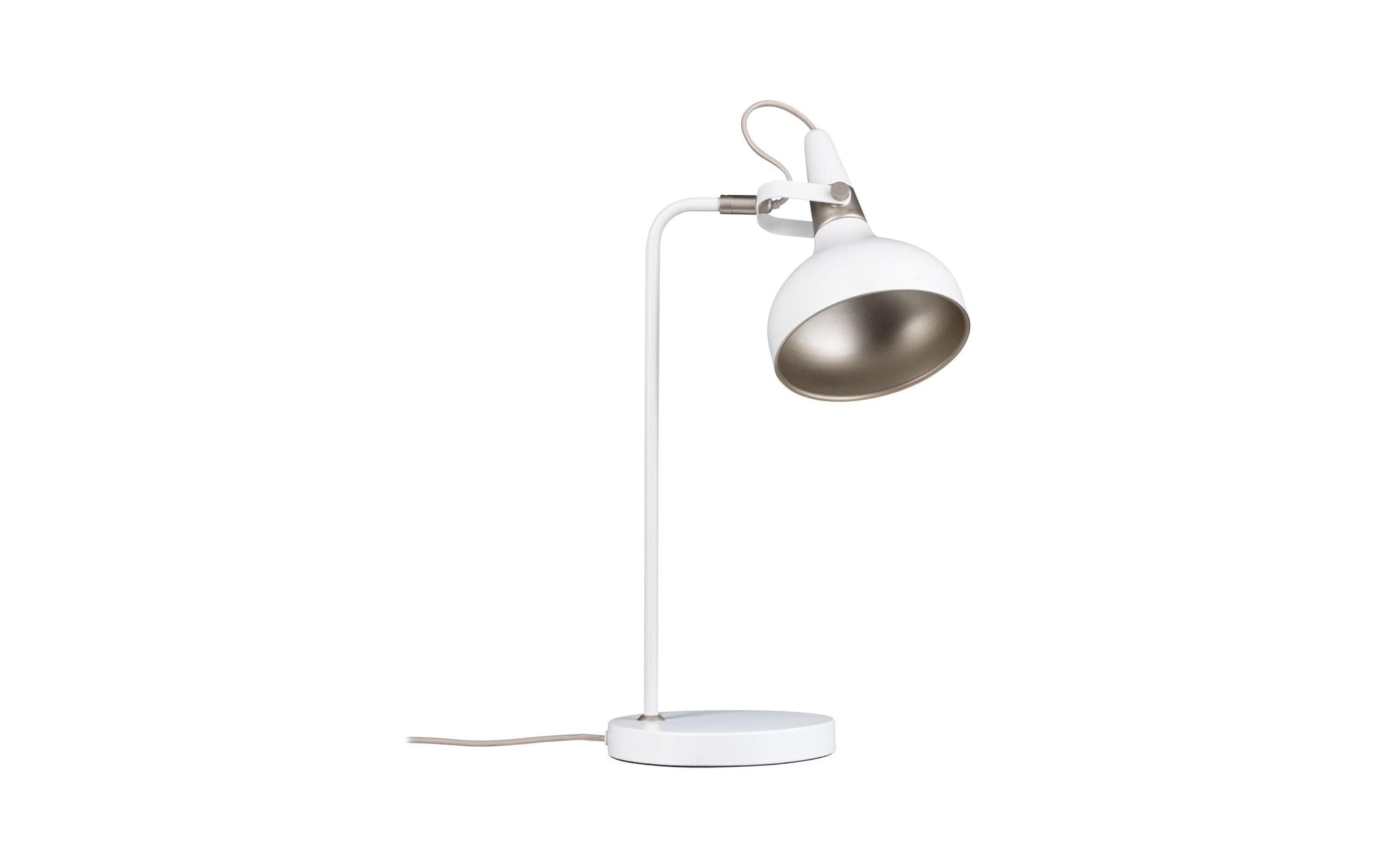 Paulmann Tischleuchte Juna – E14, max. 20 W, 2700–4000 K, dimmbar – Weiss
