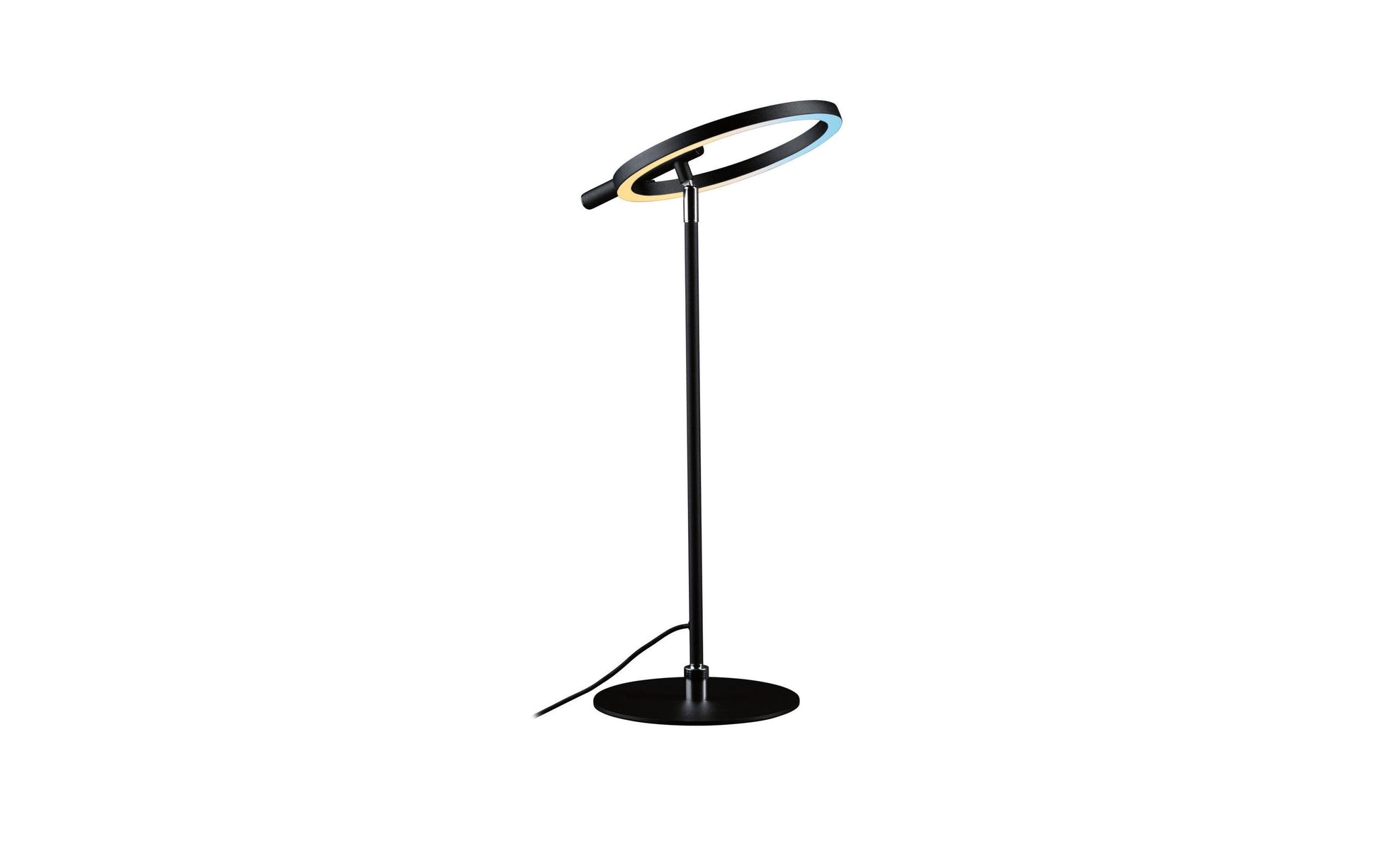 Paulmann Tischleuchte Odila Tunable – 1540 lm, 10,4 W, 2200–2700 K, dimmbar, schwarz/chrom