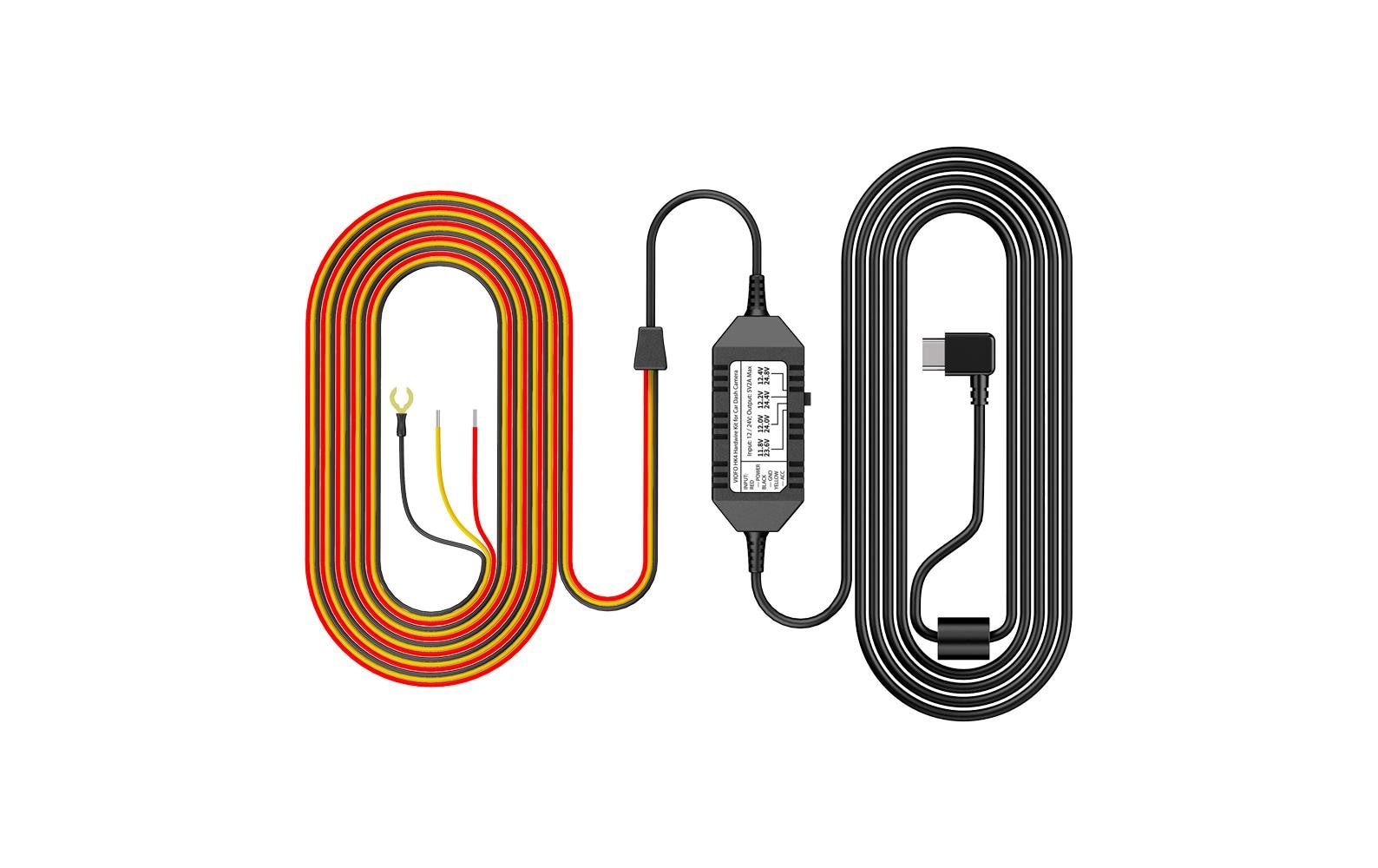 Viofo HK4 Festverdrahtungssatz – Orange/Schwarz