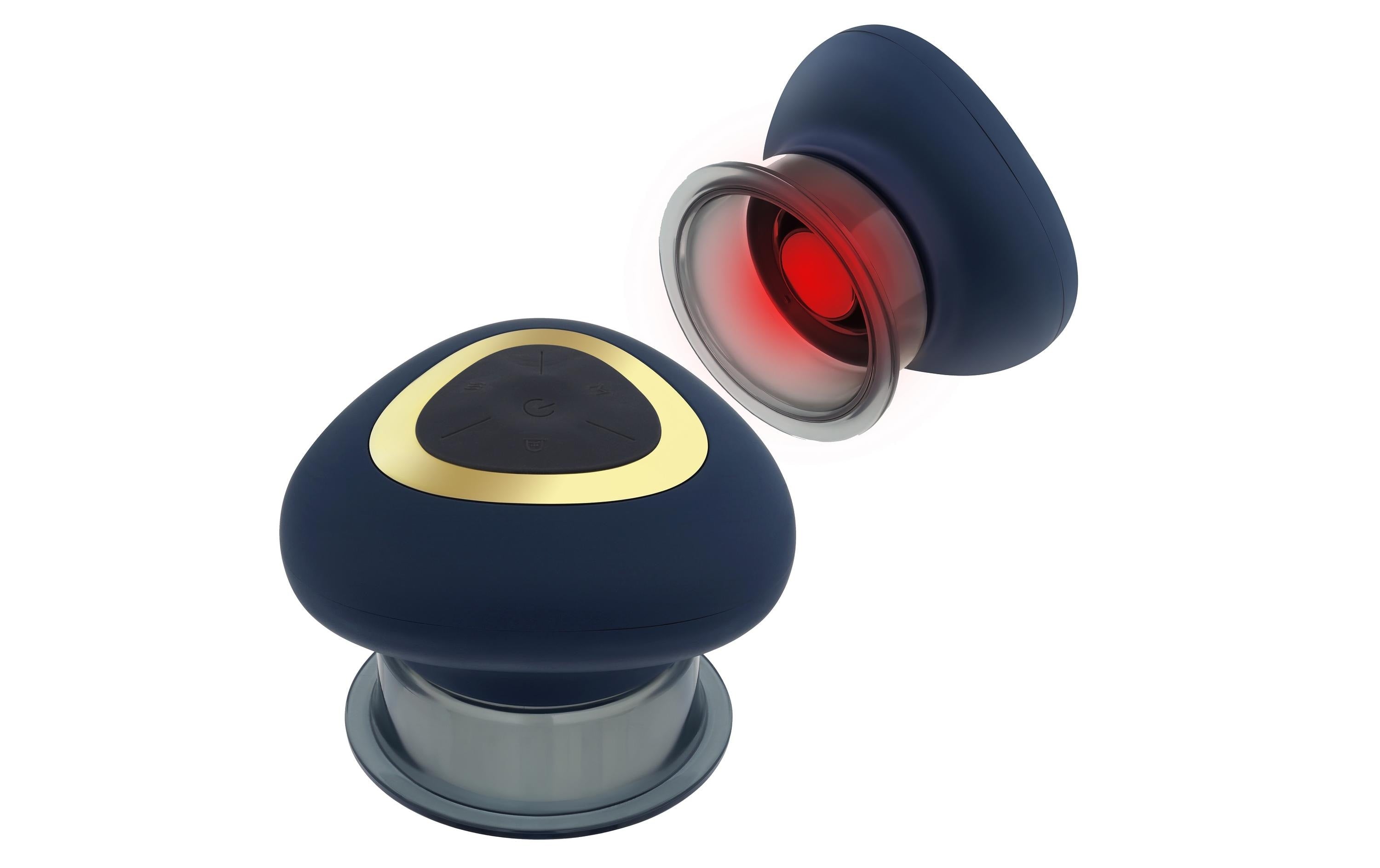 Medivon Massagegerät Cushy2 – Cellulite-Massage, Akkubetrieb/USB – 3 Programme – Gold