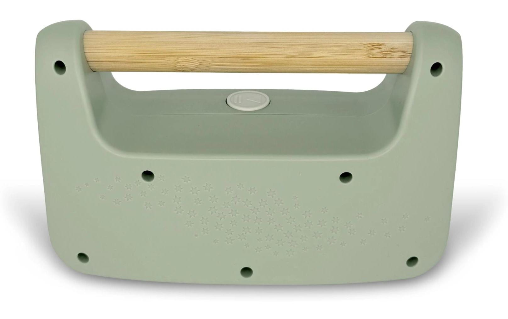 Morphée Little Morphée – Audioplayer, Einschlafhilfe, Batteriebetrieb, USB – Buchenholz/Grün