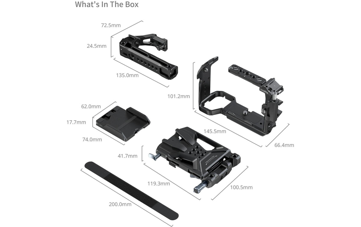 SmallRig Cage-Kit – für Sony FX3, FX30 – Schwarz