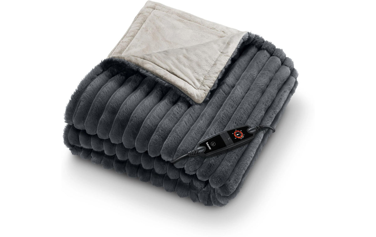Beurer HD 82 Stockholm Wohndecke – Polyester, Grau – 130 × 180 cm